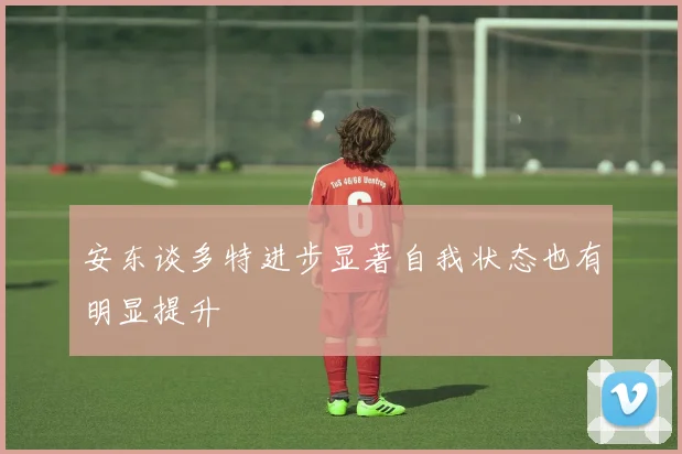 安东谈多特进步显著自我状态也有明显提升